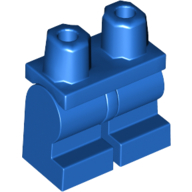Деталь LEGO Hips and Blue Medium Legs [Complete Assembly], Голубой