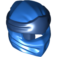 Деталь LEGO Minifig Ninjago Wrap Type 3 with Dark Blue Band, Голубой