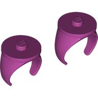 Деталь LEGO ACCESSORIES, RING, NO. 1, Пурпурный