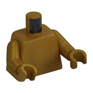 Деталь LEGO Torso, Pearl Gold Arms and Hands [Plain], Жемчужно-золотой