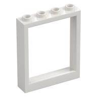 Деталь LEGO Door/Window Frame 1 x 4 x 4, Белый