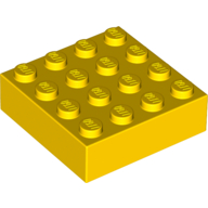 Набор LEGO Brick Magnet, 4 x 4, Желтый
