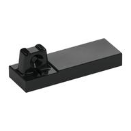 Деталь LEGO Hinge Tile 1 x 3 Locking with 1 Finger on Top with Cutout, Черный