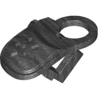 Деталь LEGO Minifig Shoulder Guard, Жемчужный титановый