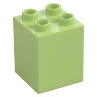 Деталь LEGO Кирпичик 2 x 2 x 2, Желто-зеленый