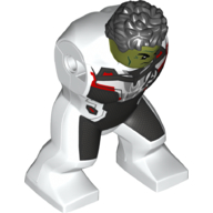 Набор LEGO Body Giant, Hulk with Messy Hair and Red and Black Armor with Avengers Logo Print, Белый