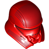 Деталь LEGO Helmet Star Wars First Order Sith Trooper, Красный