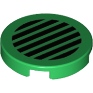 Tile Round 2 x 2 with Black Lines print