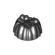 Деталь LEGO Minifig Hair, Small Tuft, Черный