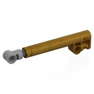 Деталь LEGO Technic Shock Absorber 11L with Internal Spring, Жемчужно-золотой