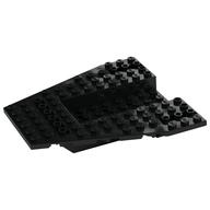 Деталь LEGO Пластина-клин специальная 12 x 12, Черный