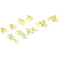 Деталь LEGO Ghost Effect Accessories [Complete Set], Прозрачный неоново-зеленый