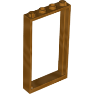 Набор LEGO Door Frame 1 x 4 x 6 Type 2, Золотистый металлик