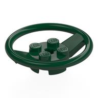 Деталь LEGO Steering Wheel with 4 Studs on Center, Средне-темный телесный