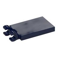 Деталь LEGO Tile Special 2 x 3 with 2 Clips without Tab between Clips, Темно-синий
