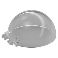 Деталь LEGO Windscreen 8 x 8 x 3 Dome with Dual 2 Fingers - 7 Teeth, Прозрачный бесцветный
