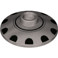 Dish 2 x 2 Inverted [Radar] with Hubcap print