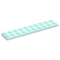 Деталь LEGO Пластина 2 x 10, Светлый морской волны