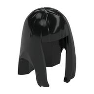 Деталь LEGO Hair Long Straight with Bangs - Hard Plastic, Черный