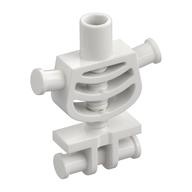 Деталь LEGO Torso - Skeleton Thick Shoulder Pins, Reinforced Hips with Hole, Белый