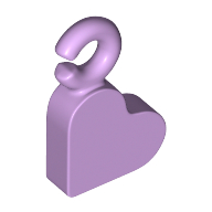 Набор LEGO Pendant, Heart, Lavender