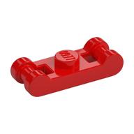 Деталь LEGO Plate Special 1 x 1 with Handle on 2 Ends, Красный