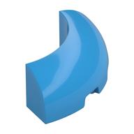 Деталь LEGO Brick Round Corner 3 x 3 x 1 with Bottom Cut Outs [No Studs] [1/4 Arch], Темно-лазурный
