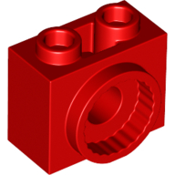 Набор LEGO Brick Special 1 x 2 x 1 1/3 with Rotation Joint Socket, Красный