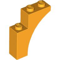 Набор LEGO Brick Arch 1 x 3 x 3 [Gothic], Bright Light Orange