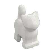 Деталь LEGO Animal, Cat, Kitten, Short Tail [PLAIN], Белый