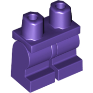 Деталь LEGO Hips and Dark Purple Medium Legs [Complete Assembly], Темно-фиолетовый