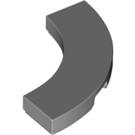 Деталь LEGO Tile 3 x 3 Curved, Macaroni, Светлый сине-серый