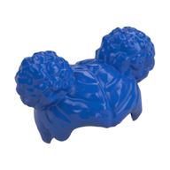 Деталь LEGO Minifig Hair with Two Round Buns [Plain], Голубой