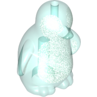 Набор LEGO Animal, Bird, Penguin with Trans-Blue Opal Chest and Face Pattern, Trans-Light Blue