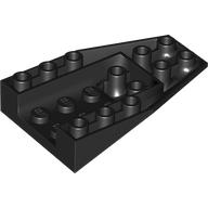 Деталь LEGO Wedge 6 x 4 Inverted with 4 Stud Connections, Черный
