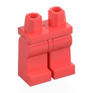 Деталь LEGO Hips and Coral Legs, Коралловый