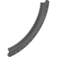 Набор LEGO 1/4 CIRCLE GEAR RACK 11X11, Темный сине-серый