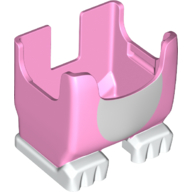 Деталь LEGO Nintendo Figure, Legs and Cat Paw Feet, with Internal Prongs for Princess Peach Cat Suit, Ярко-розовый
