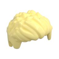 Деталь LEGO Hair, Short Pointy, Wavy in Front, Ярко-светло-желтый