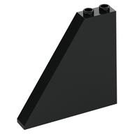 Деталь LEGO Slope 55° 1 x 6 x 5 with Bottom Stud Holders, Черный