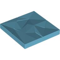 Tile 6 x 6 x 2/3, Angled Textured Surface (Ice)