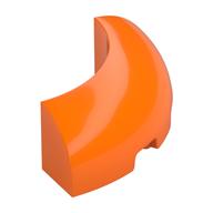 Деталь LEGO Brick Round Corner 3 x 3 x 1 with Bottom Cut Outs [No Studs] [1/4 Arch], Оранжевый