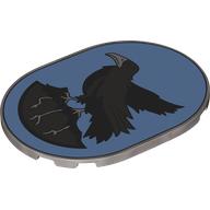 Tile 6 x 8 with Rounded Corners with Ravenclaw Crest print