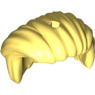Деталь LEGO Minifig Hair Swept to Right, Ярко-светло-желтый