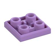 Деталь LEGO Плитка специальная перевёрнутая 2 x 2, Средне-лавандовый