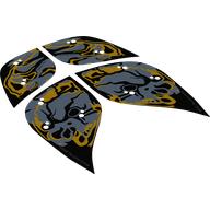 Деталь LEGO Foil Sheet for Set 75575-1 Wings, Прозрачный бесцветный