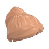 Деталь LEGO Minifig Hair Female Ponytail and Swept Sideways Fringe, Телесный