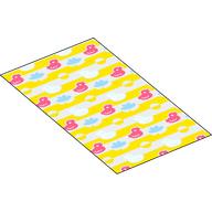 Деталь LEGO Duplo Blanket 50 x 90 with Pink Ducks, Yellow Water print, Белый