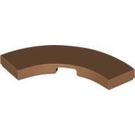 Деталь LEGO Tile 3 x 3 Curved, Macaroni, Средне-темный телесный