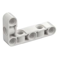 Деталь LEGO Technic Beam 3 x 5 L-Shape with Alternating Holes, Белый